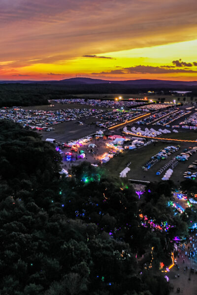 Elements Festival Elements Festival parking lot and entrance