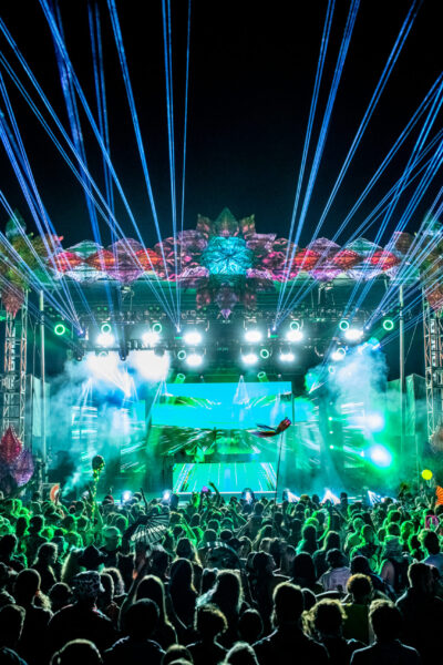 Elements Festival 2022 Elements Festival Stage lights smoke crowd music concert night