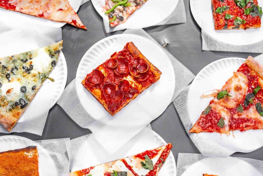 Pizza Slices Delicious Pepperoni Prince Street Pizza