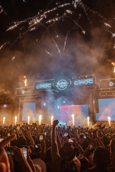 Rolling Loud Rolling Loud stage crowd fire show fire works