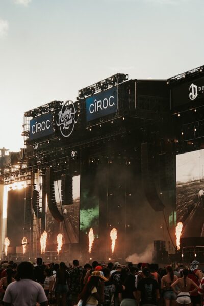 Rolling Loud Rolling Loud Day time fire show crowd stage music festival